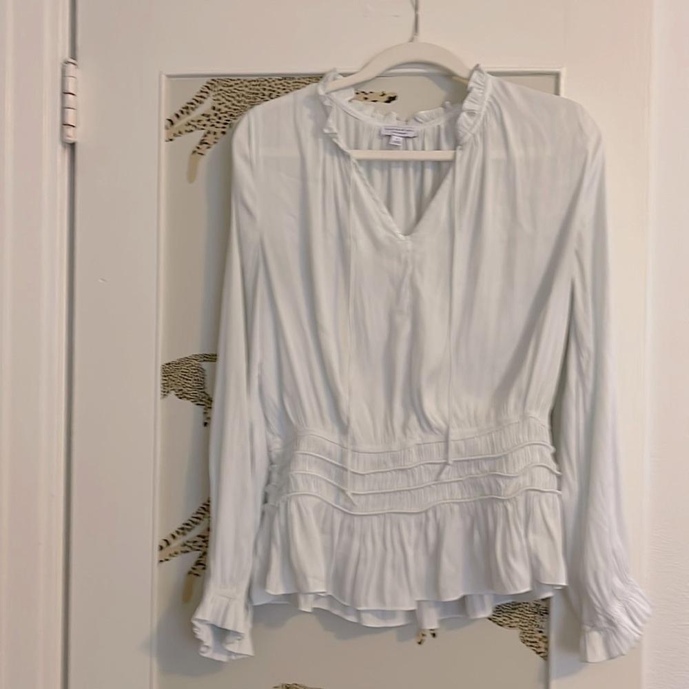 Current air white blouse